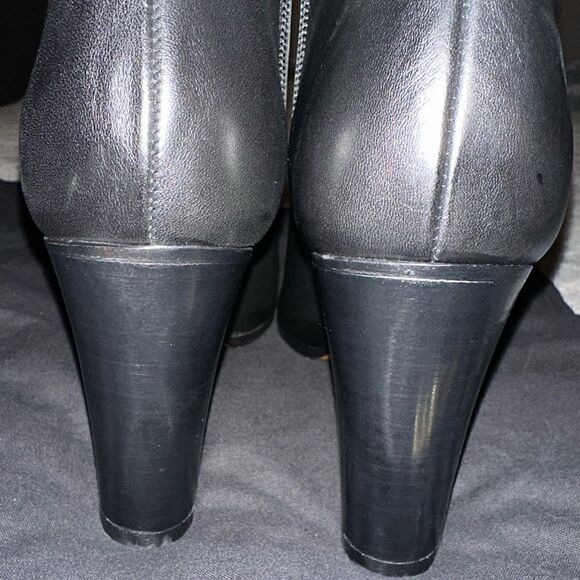 NEW Maje Fanette Pointed-Toe Leather Ankle Boots Size 9 - Picture 12 of 13